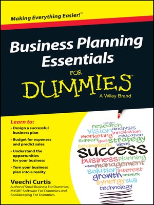 Business Planning Essentials For Dummies - ebook